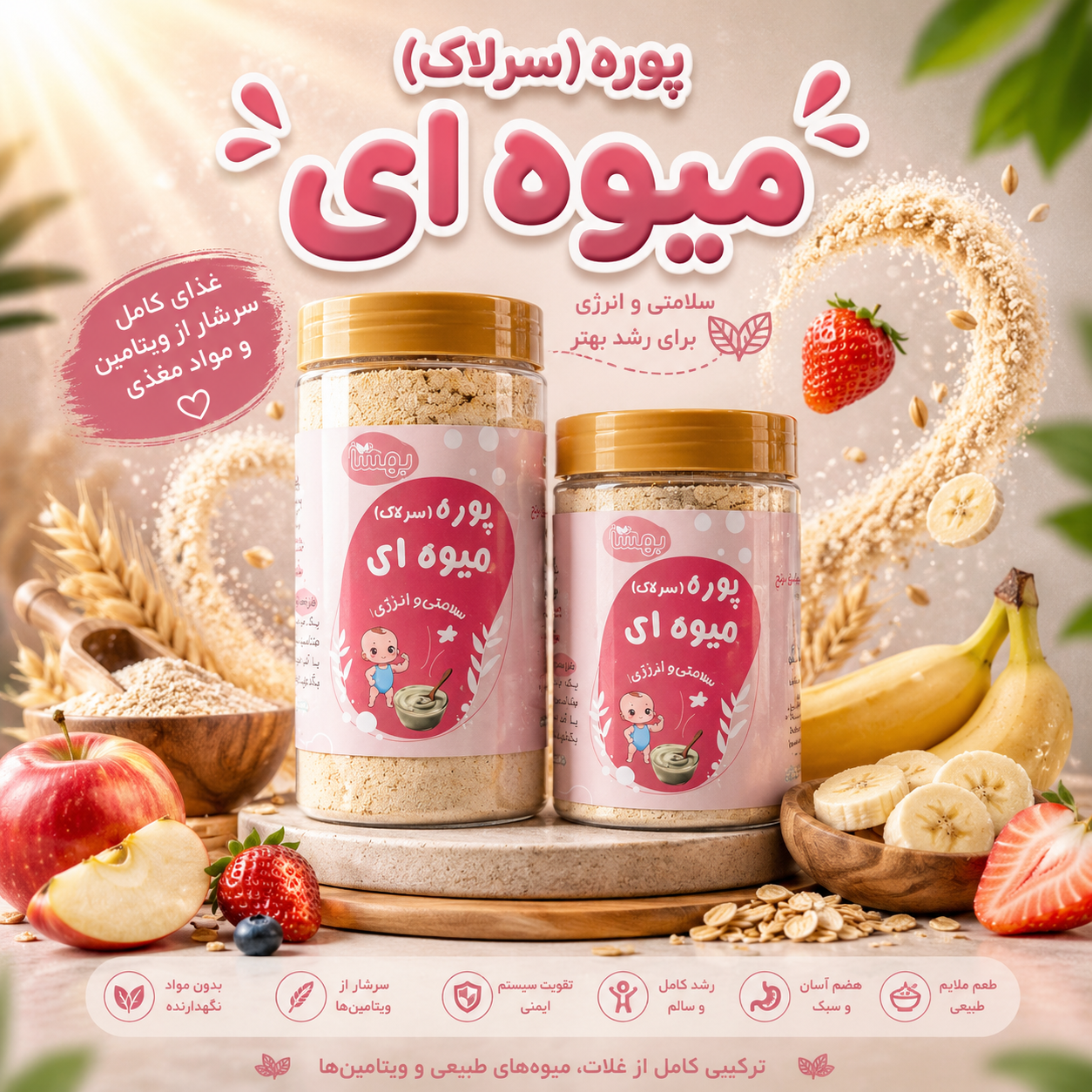 سرلاک میوه ای